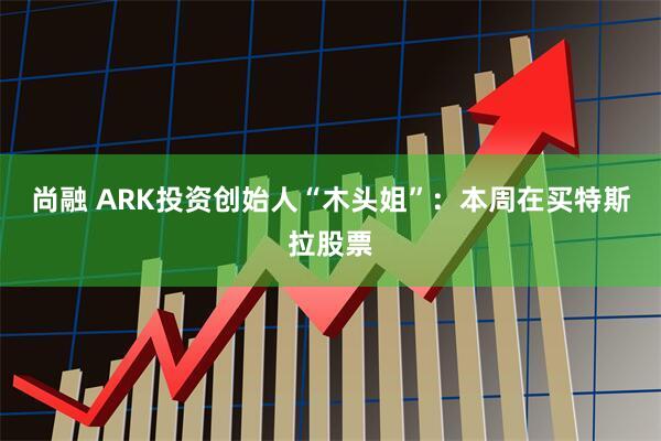 尚融 ARK投资创始人“木头姐”：本周在买特斯拉股票