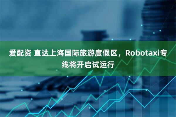 爱配资 直达上海国际旅游度假区，Robotaxi专线将开启试运行
