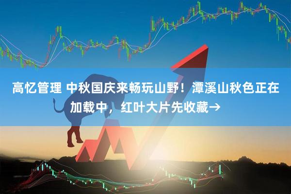高忆管理 中秋国庆来畅玩山野！潭溪山秋色正在加载中，红叶大片先收藏→