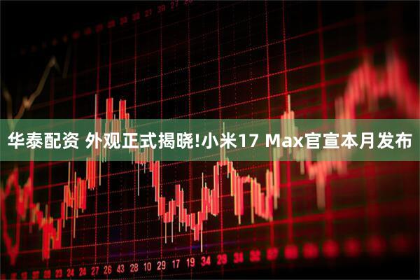 华泰配资 外观正式揭晓!小米17 Max官宣本月发布